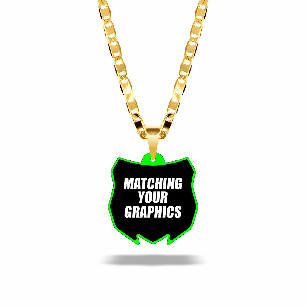 Double Sided Necklace Kawasaki 01 - Custom Design