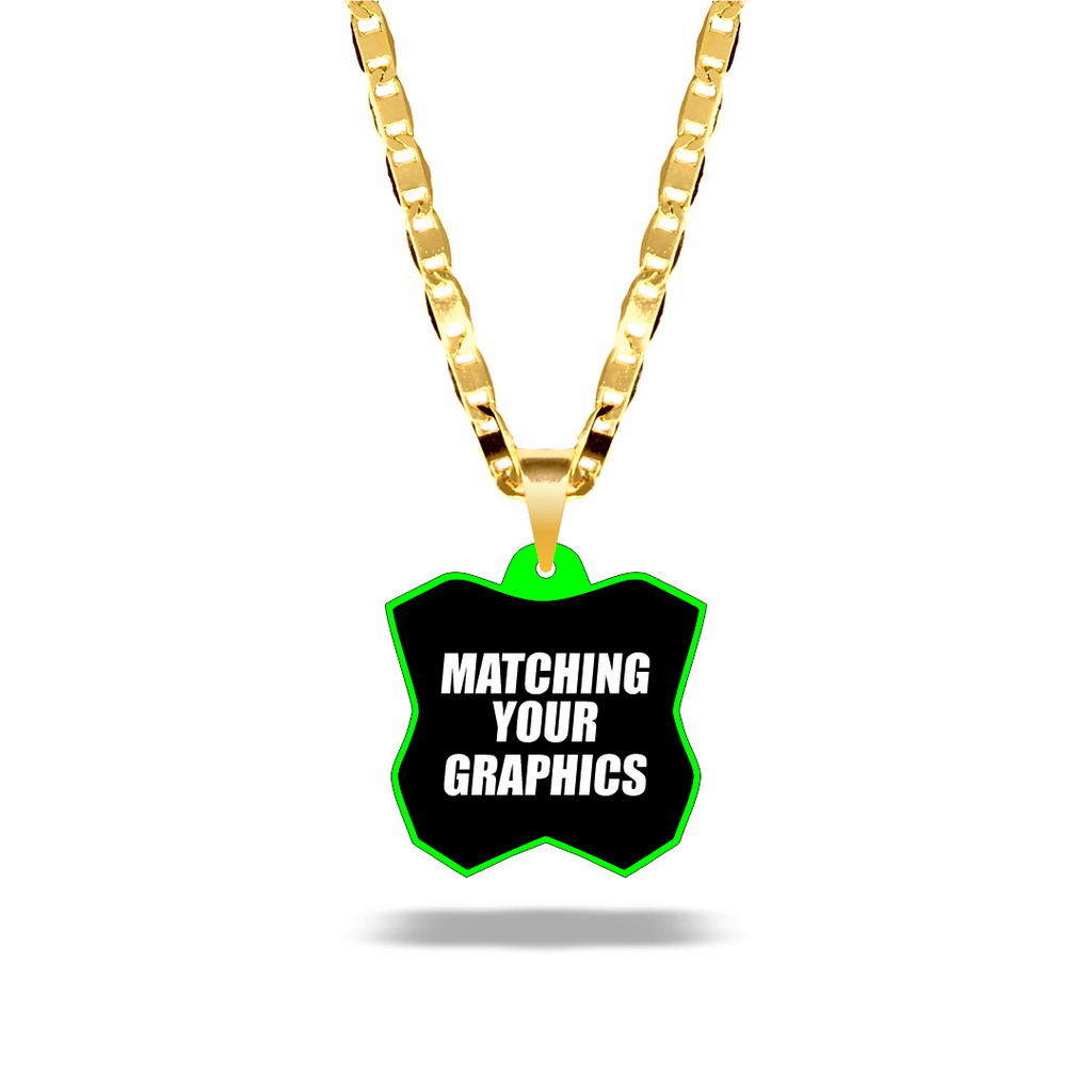 Double Sided Necklace Kawasaki 02 - Custom Design